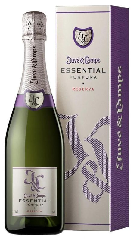 Вино игристое Essential Purpura Reserva Brut, Juve y Camps 0,75 л gift box