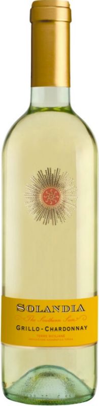 Вино Solandia Grillo-Chardonnay Terre Siciliane IGT белое сухое 0.75 л 13%
