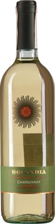 Вино Solandia Chardonnay IGT белое сухое 0.75 л 12.5% фото 1