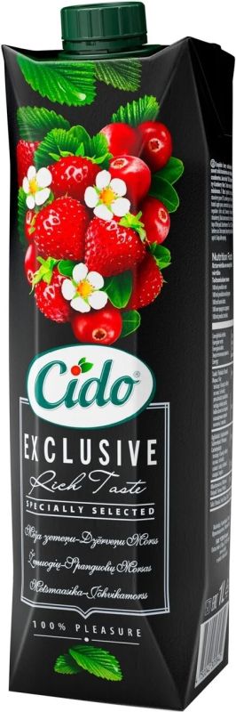 Cокосодержащий напиток CIDO Земляника-Клюква 1 л