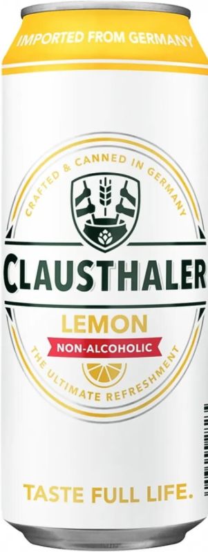 Пиво Clausthaler Lemon безалкогольное 0,5 л
