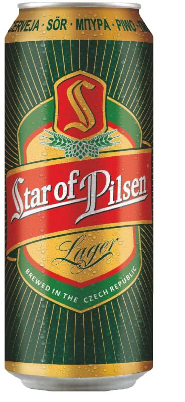 Упаковка пива Star of Pilsen світле фільтроване 4.7% 0.5 л x 12 шт