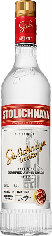 Водка Stolichnaya 0.7 л 40%