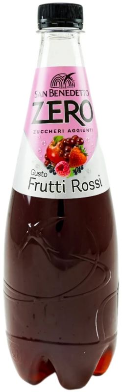 Упаковка сокосодержащего напитка San Benedetto Zero Frutti Rossi 0.75 л