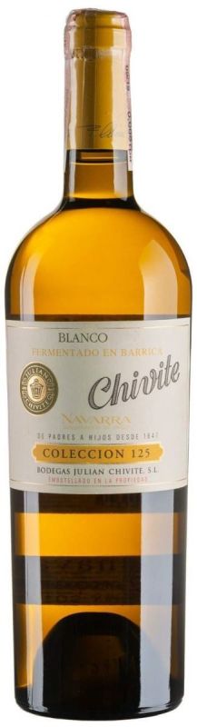Вино Blanco Chivite Coleccion 125 2020, Bodegas Julian Chivite 0,75 л