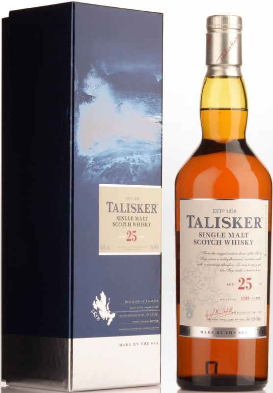Виски Talisker Storm 25 лет выдержки 0.7 л 45.8%