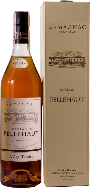 Арманьяк Chateau de Pellehaut L'Age Tendre в коробке 0.7 л