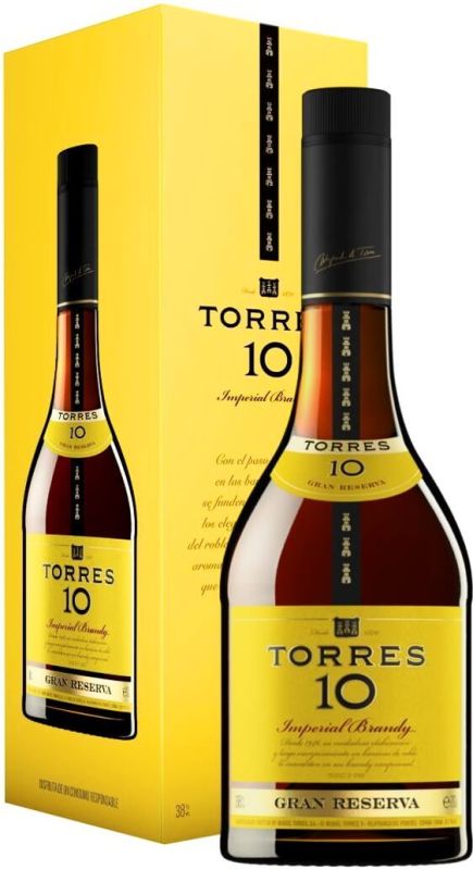 Бренди Torres 10 Reserva Imperial, gift box, 0.7 л