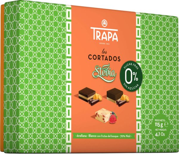 Конфеты Trapa Cortados Stevia 115 г