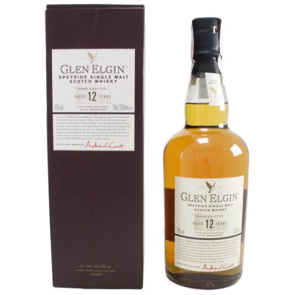 Виски Glen Elgin (12 лет, кор., 43%) 0,7 л