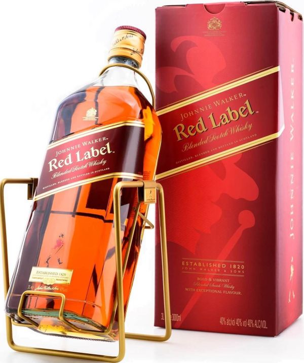 Виски Johnnie Walker «Red label» в коробке 3 л