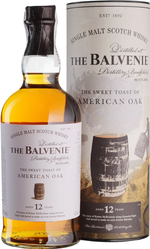 Виски односолодовыий Balvenie 12 yo American Oak 0,7 л