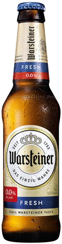 Пиво Warsteiner Premium Fresh Безалкогольное 0.33 л